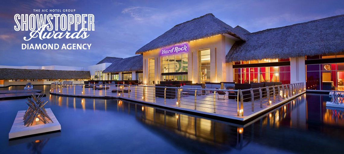 Showstopper Awards Diamond Agency AIC Hotel Groups Hard Rock Resorts
