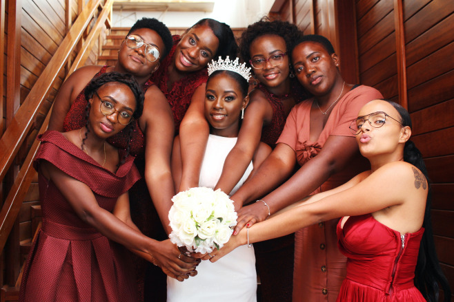 Destination wedding party gender inclusive terms