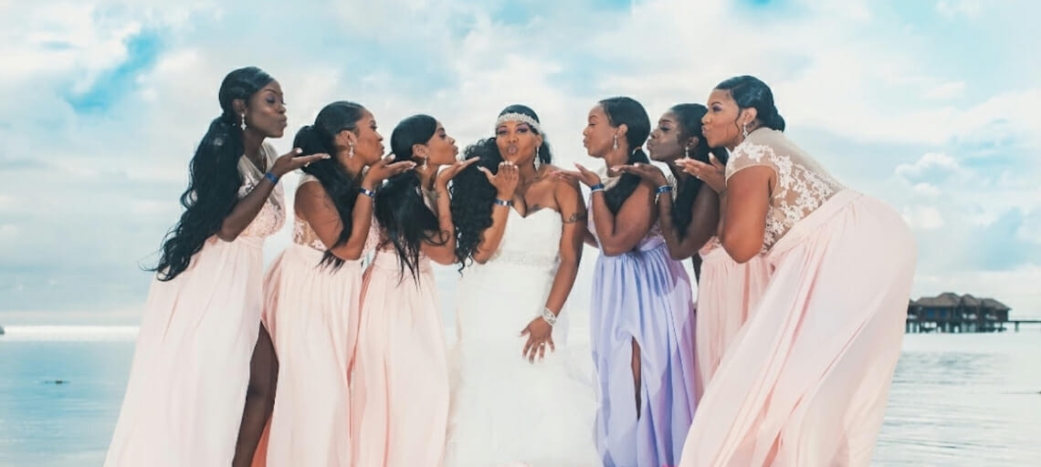 what all inclusive resorts offer free weddings riu montego bay jamaica bridal party