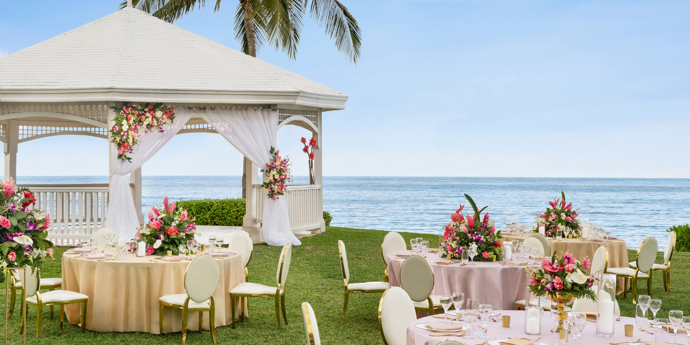 West Lawn wedding venue in Hilton Rose Hall Jamaica