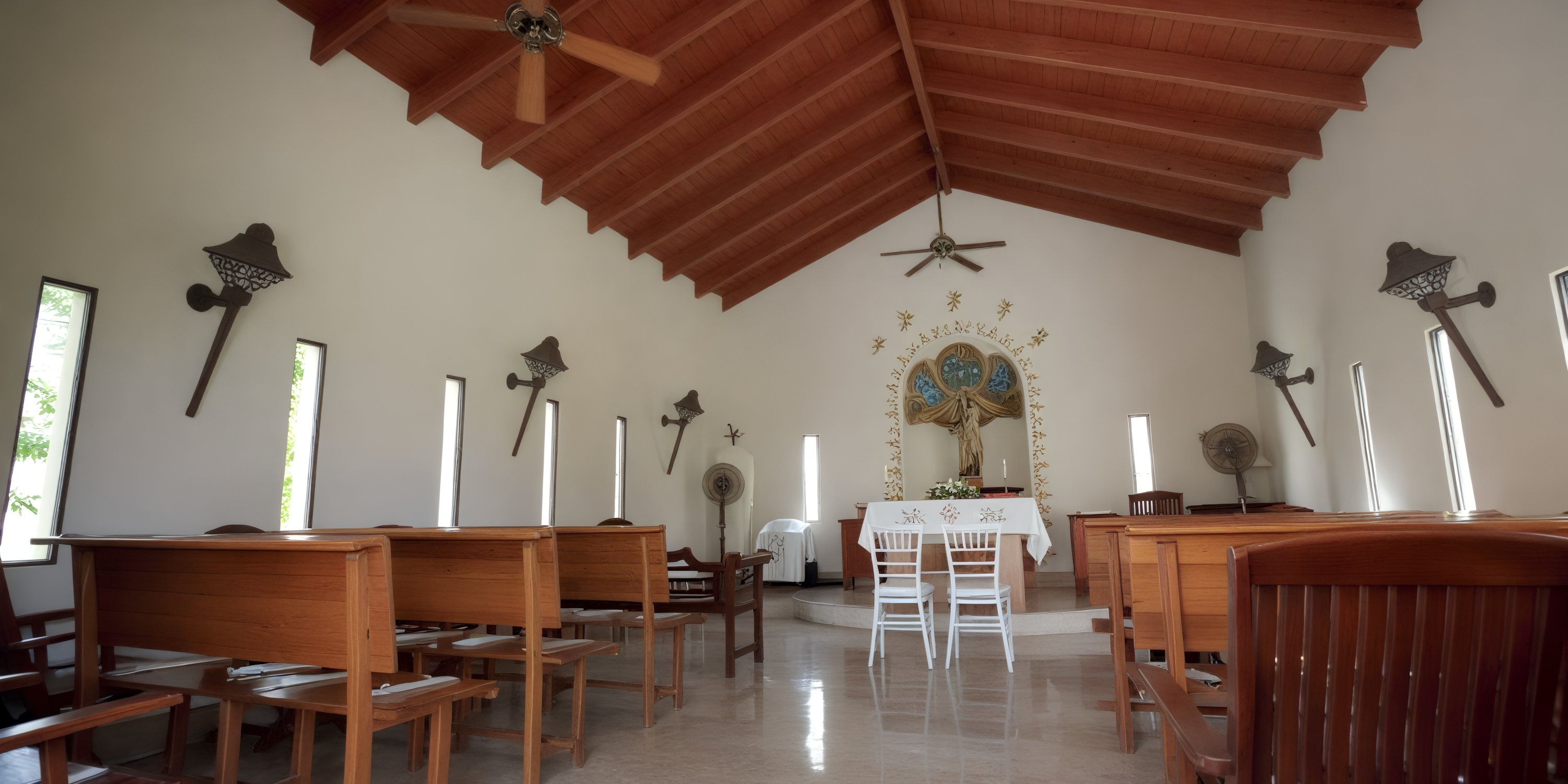 The small chapel at Majestic Colonial creates an idyllic setting for a romantic destination wedding.