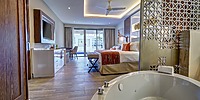 King Suite hotel room at Royalton Bavaro Resort & Spa Punta Cana Dominican Republic