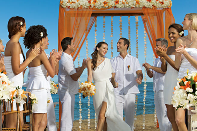 breathless punta cana wedding locations venue all-inclusive couple bridal party