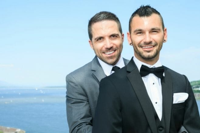 the best places to host an lgbtq+ destination wedding caribbean islands venue gay couple