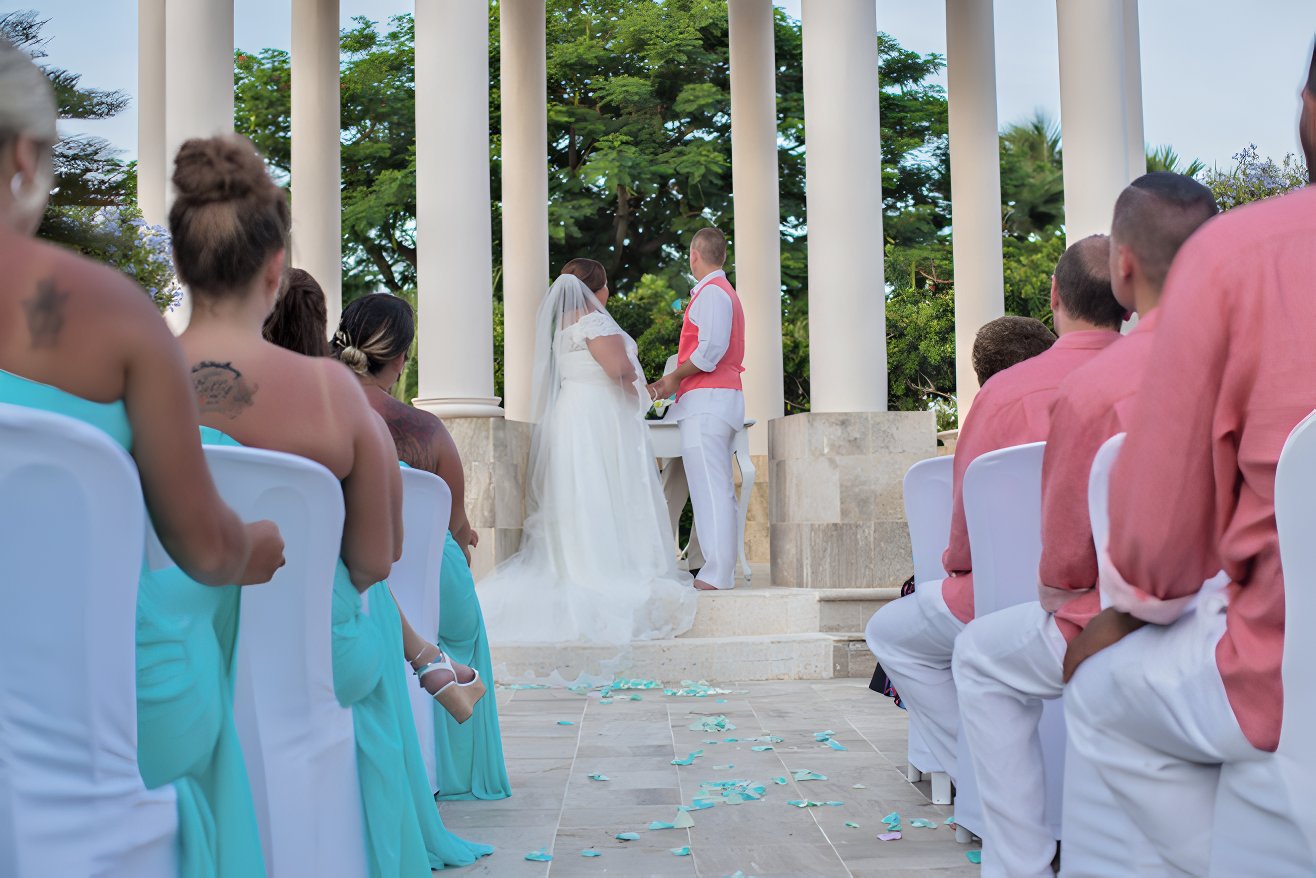 dreams punta cana destination wedding dominican republic all-inclusive gazebo ceremony