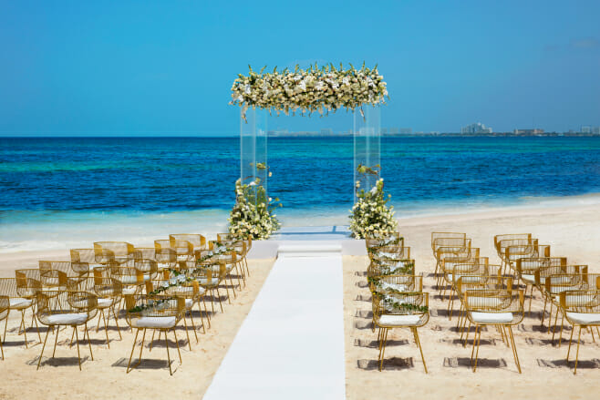 what is the average price for a cancun destination wedding packages dreams vista beach venue