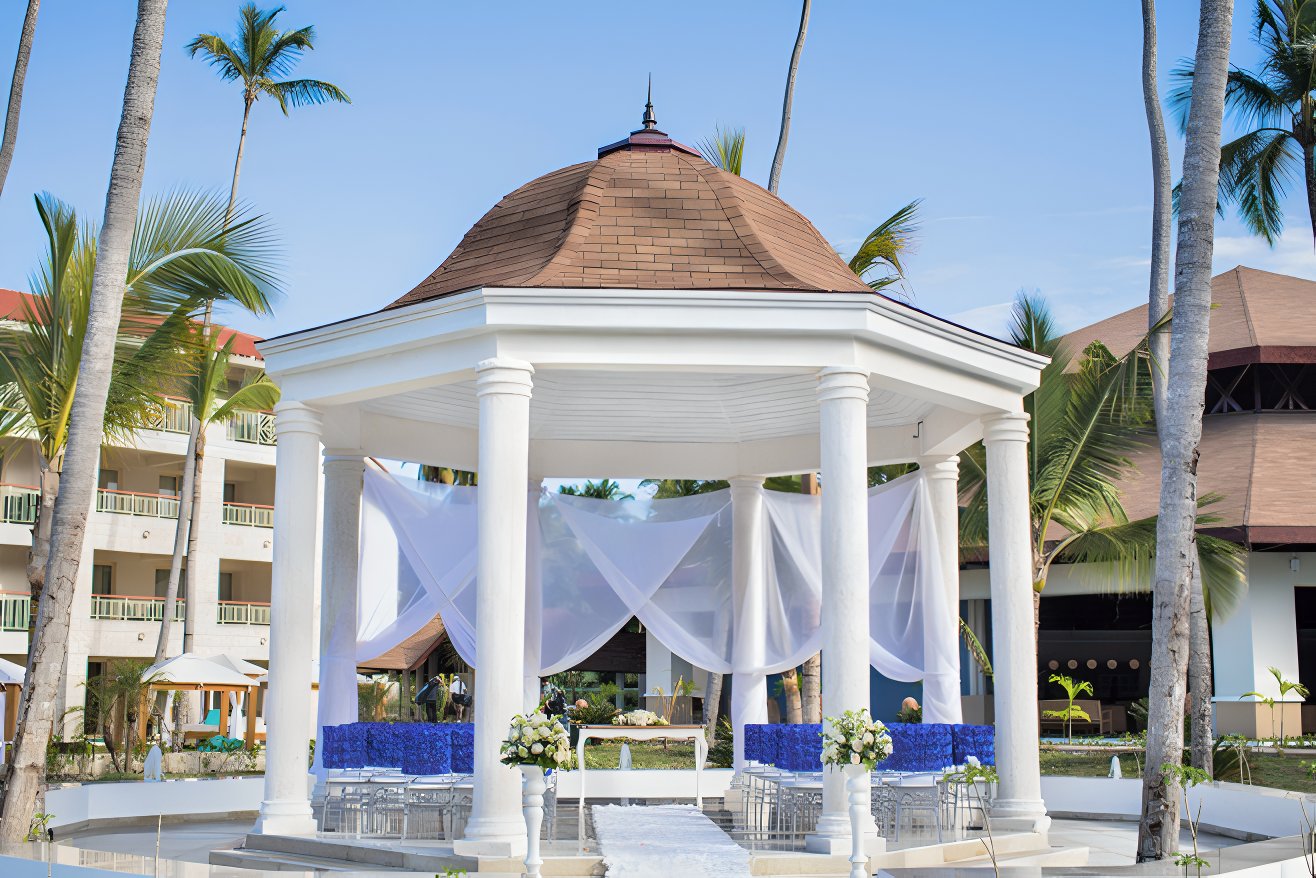 Majestic Mirage destination wedding punta cana dominican republic gazebo ceremony all-inclusive