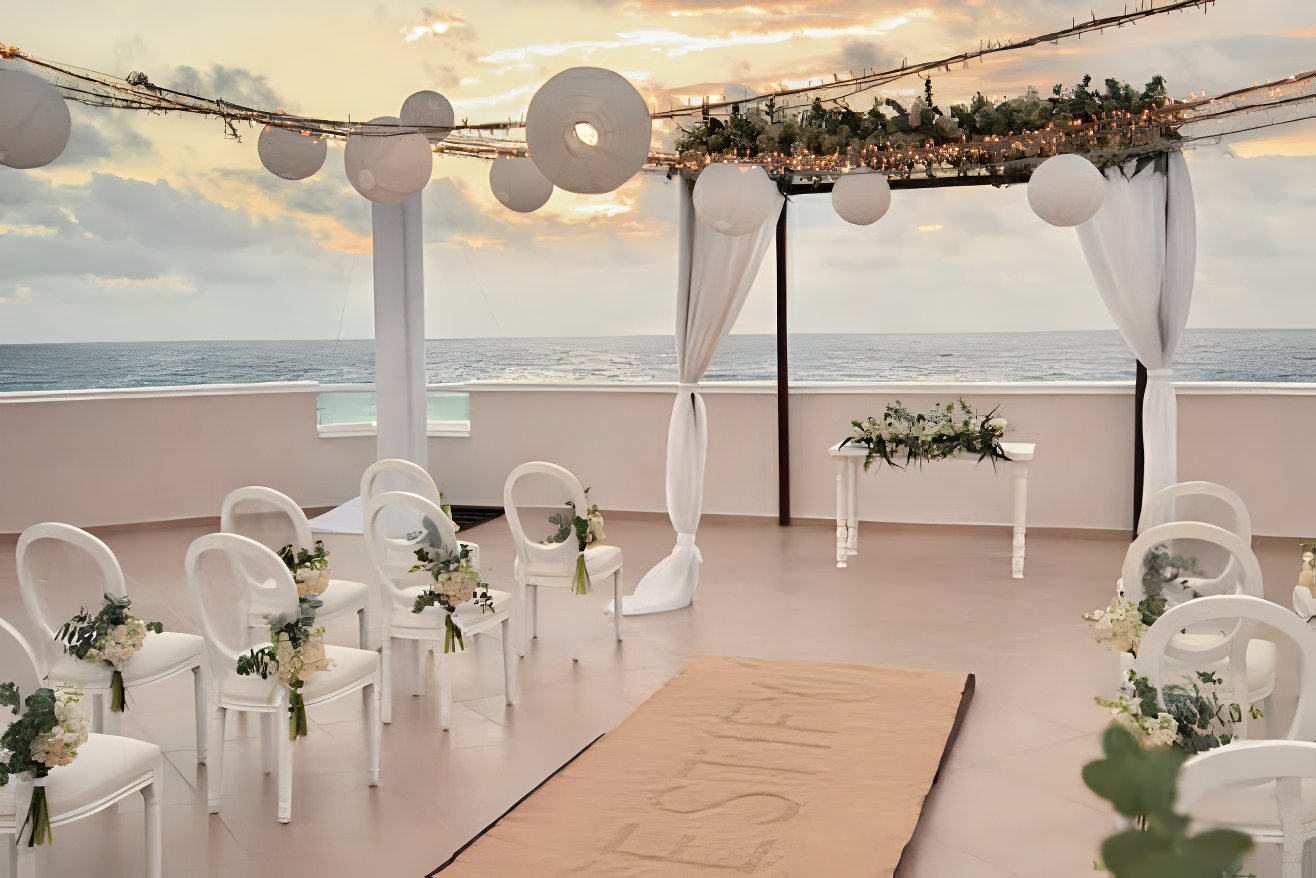 cancun wedding packages 100 guests destination weddings mexico panama jack rooftop venue