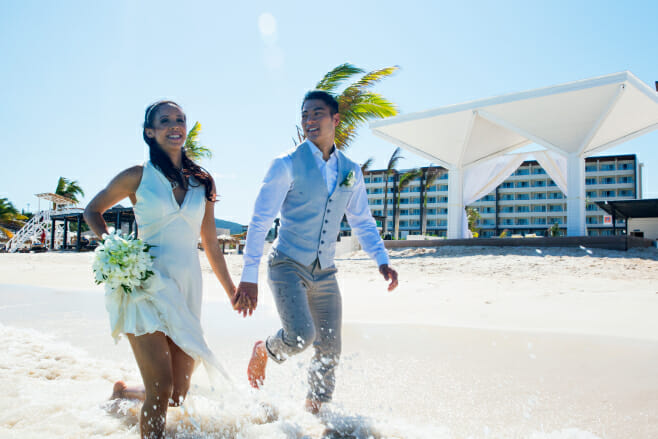 all-inclusive montego bay wedding resorts royalton blue waters jamaica ocean gazebo venue