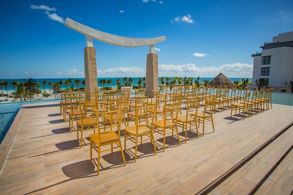 majestic elegance costa mujeres mexico destination wedding sky gazebo venue