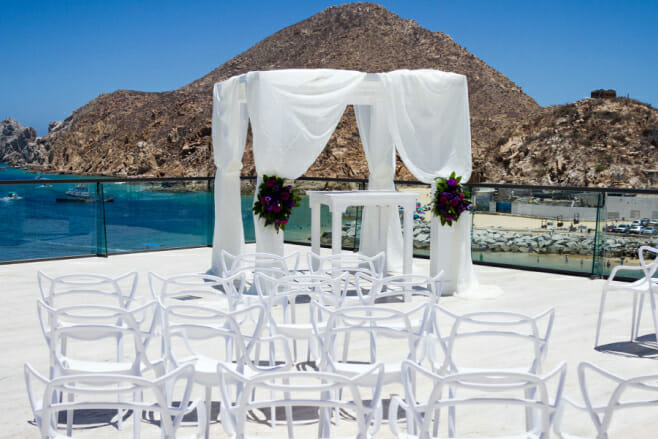 top 5 affordable mexico destination wedding resorts breathless cabo san lucas purple rooftop lounge venue