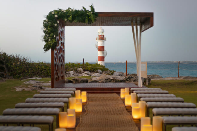 top 5 mexico destination wedding resorts hyatt ziva cancun lighthouse gazebo