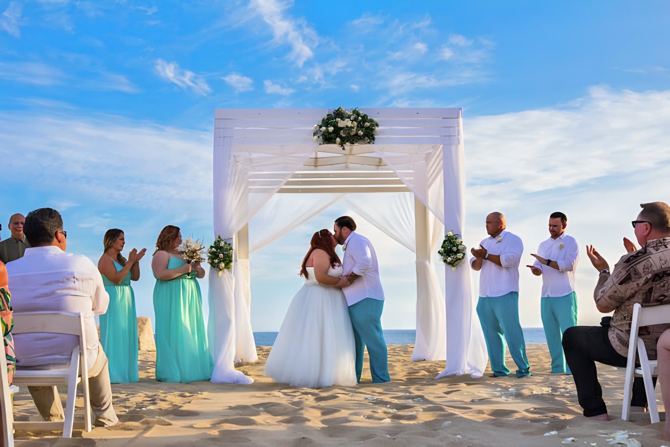 top 5 mexico destination wedding resorts sandos finisterra los cabos beach venue couple