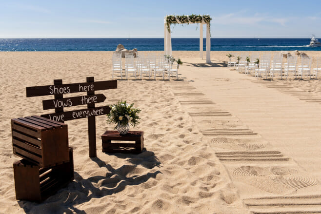 what do you pay for with a destination wedding packages sandos playacar beach venue