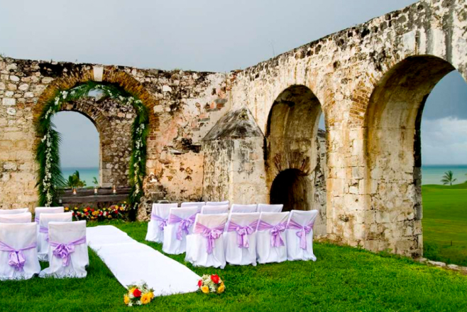 hilton rose hall destination wedding jamaica aqueduct venue montego bay all-inclusive cheap wedding packages