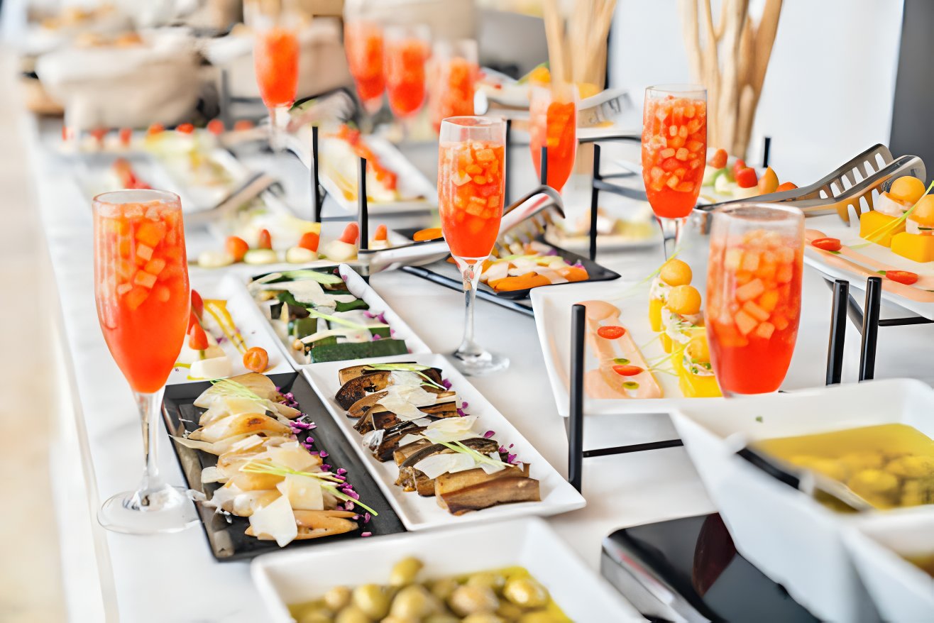 mouthwatering destination wedding catering ideas appetizers playa resorts all-inclusive