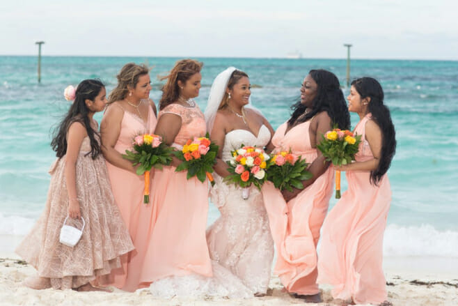 things to do as soon as you get engaged destination weddings beach bridal party the bahamas wedding venue