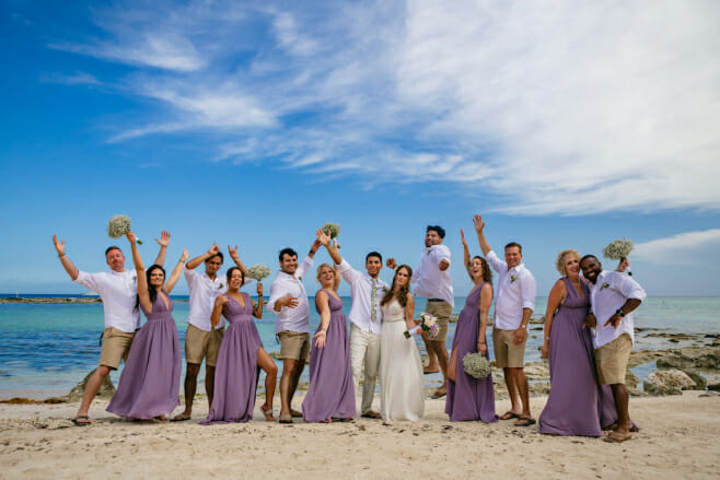 why destination wedding planning isn't as scary with destify mexico bridal party