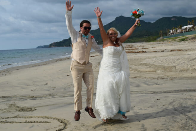 why destination wedding planning isn't as scary with destify mexico beach couple