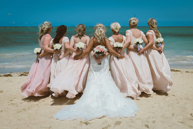 how to choose your destination wedding party dreams onyx punta cana bridal beach