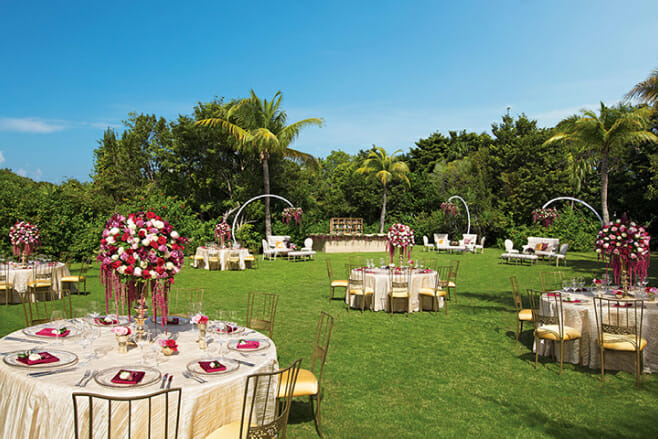 dreams tulum reception venues secret gazebo garden riviera maya mexico all-inclusive