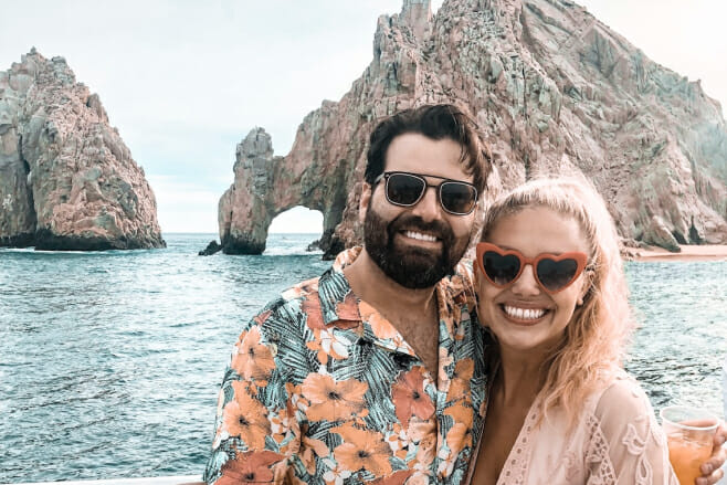 exciting excursions for your mexico destination wedding el arco los cabos couple