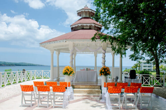 top 5 low cost jamaica wedding packages destination weddings grand palladium lady hamilton gazebo venue