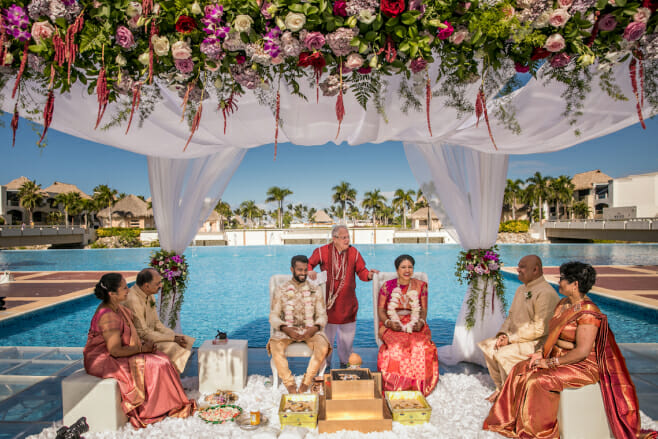 how to plan an indian destination wedding hard rock punta cana pool venue