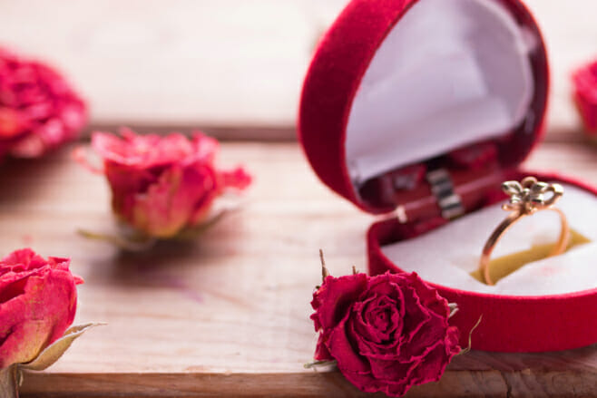 10 valentine's day destination wedding ideas heart ring box