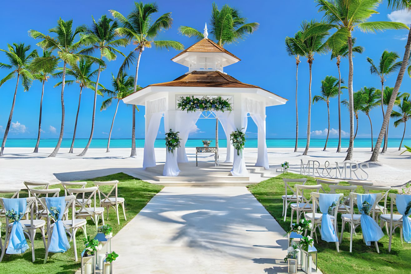 hyatt ziva cap cana destination wedding packages luxury beach gazebo punta cana dominican republic all-inclusive