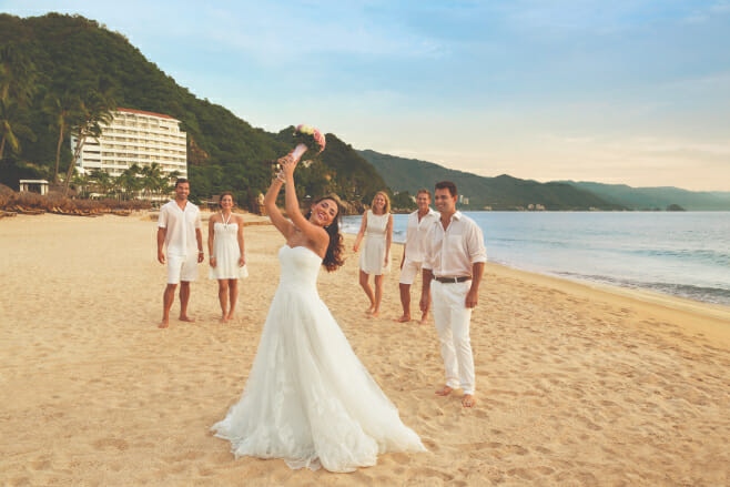 what do you pay for with a destination wedding packages hyatt ziva puerto vallarta beach