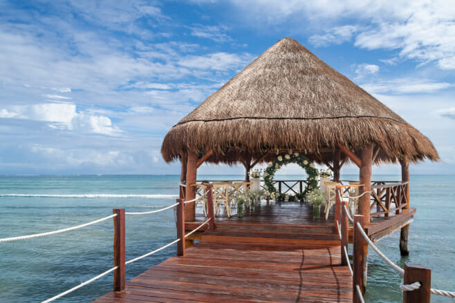 affordable tulum destination wedding packages hyatt ziva riviera cancun gazebo venue