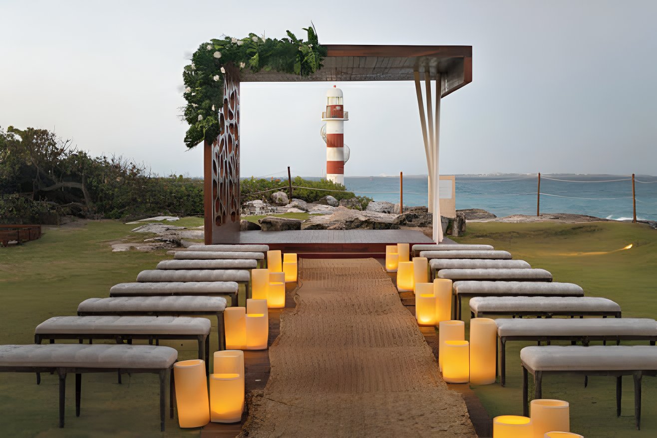 cancun wedding packages 100 guests destination weddings mexico hyatt ziva lighthouse gazebo