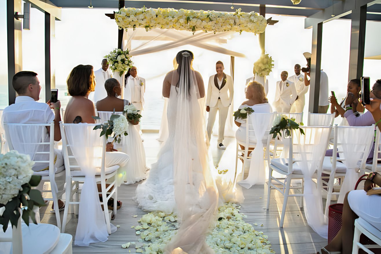 destify spotlight same-sex destination weddings puerto vallarta mexico lgbtq couple gazebo