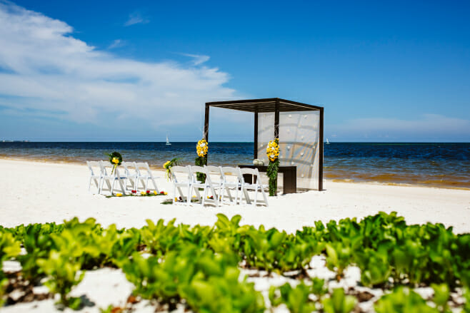 top 5 destination wedding resorts for same-sex couples moon palace cancun mexico beach venue