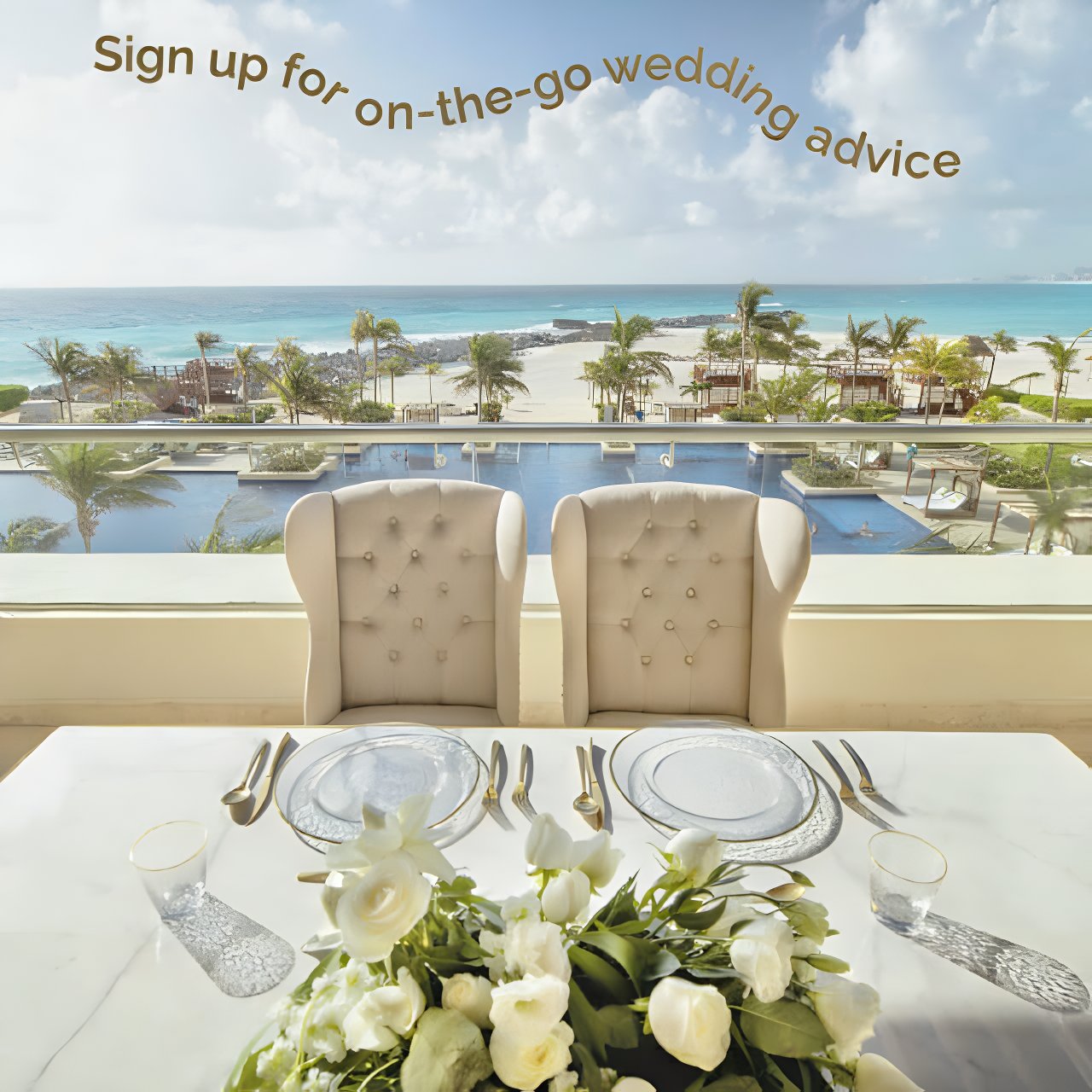 the destify newsletter your weekly wedding planning advice hyatt ziva cancun mexico throne