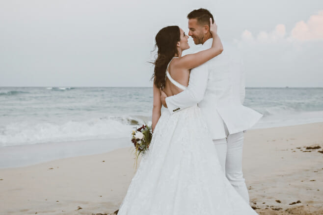 now onyx punta cana luxury weddings couple beach venue all-inclusive ceremony