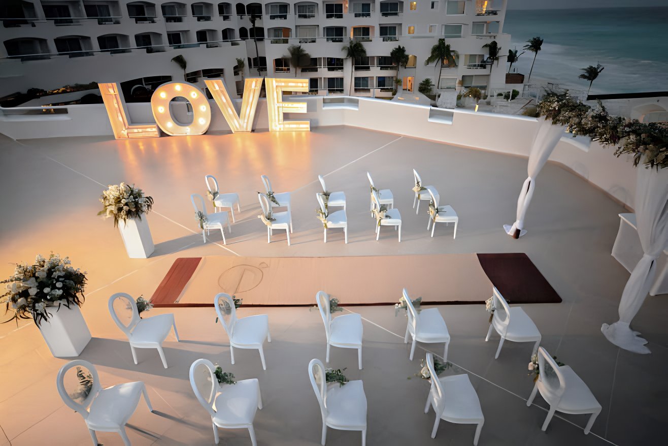 steps to planning an all-inclusive wedding in cancun panama jack rooftop venue