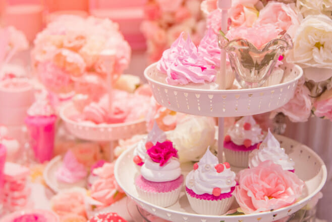 10 valentine's day destination wedding ideas pink desserts inspiration