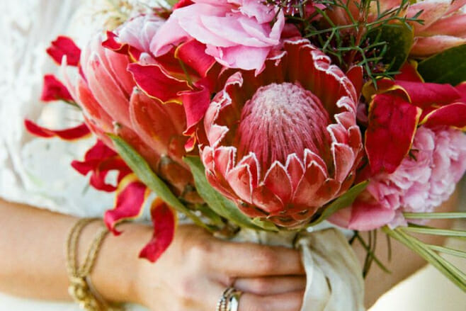 proteas beach bouquet trends 9 beautiful destination wedding flower options