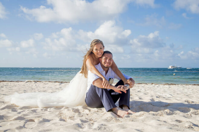 how much does the average destination wedding packages cost punta cana beach venue