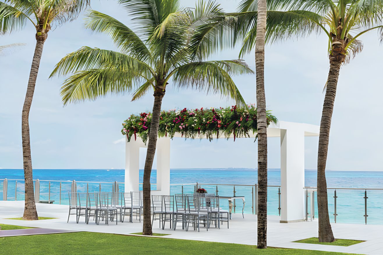 top 5 destination wedding resorts for same-sex couples riu cancun gazebo mexico