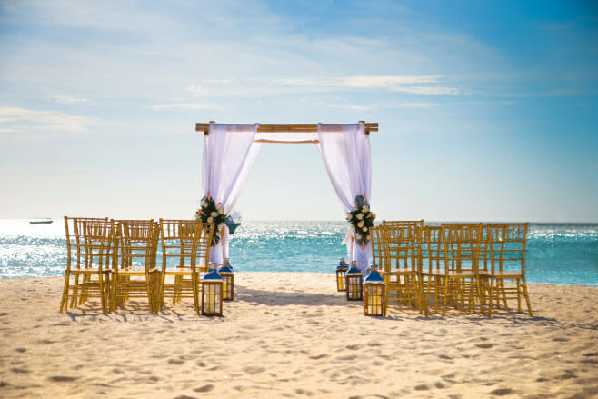 captivating caribbean destination wedding resorts riu palace aruba beach venue