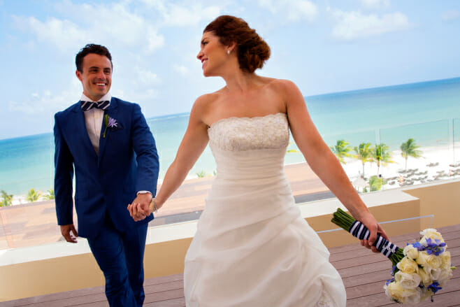 royalton riviera cancun enchanting destination weddings in riviera maya sky wedding couple