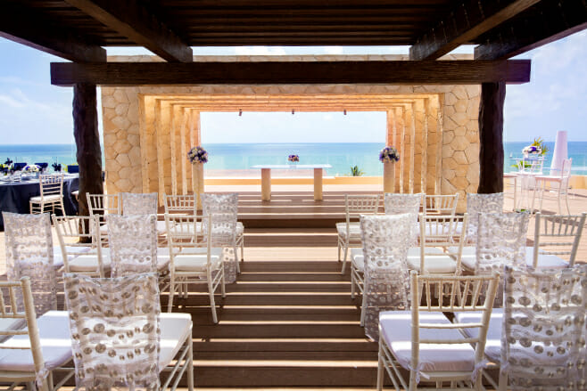 cancun wedding packages for 50 guests destination weddings royalton riviera cancun rooftop ceremony venue