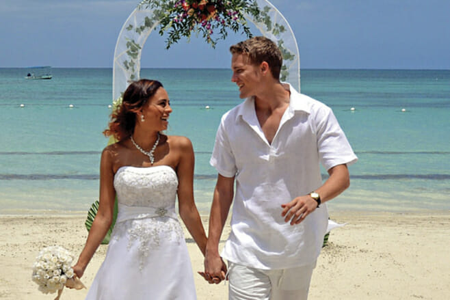 what are the cheapest destination wedding locations in jamaica sunset at the palms negril