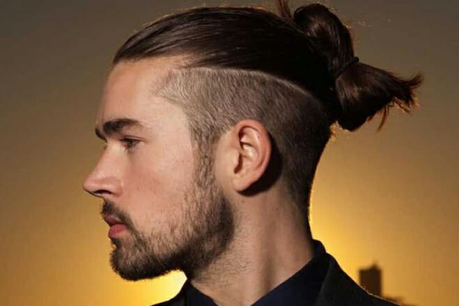 the guide to perfect wedding hair for men undercut man bun groom fashion