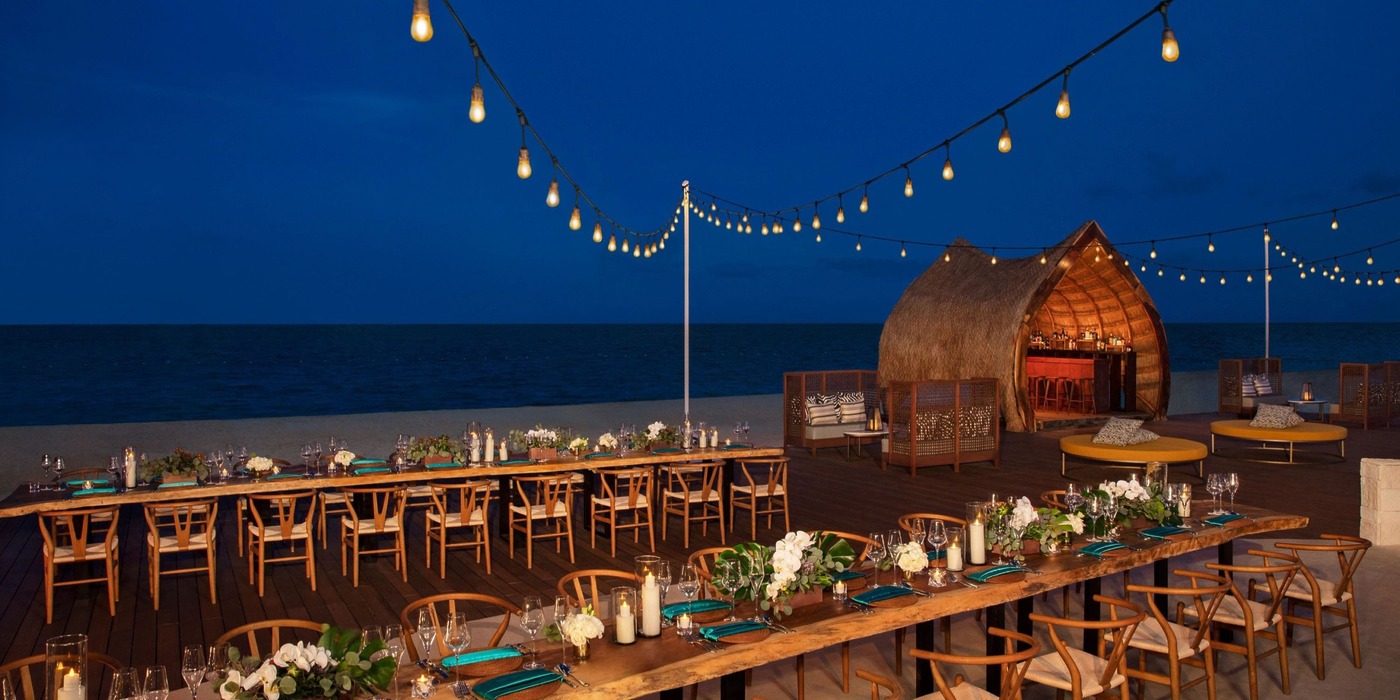 Deck Location wedding venue in Dreams Natura - Mexico