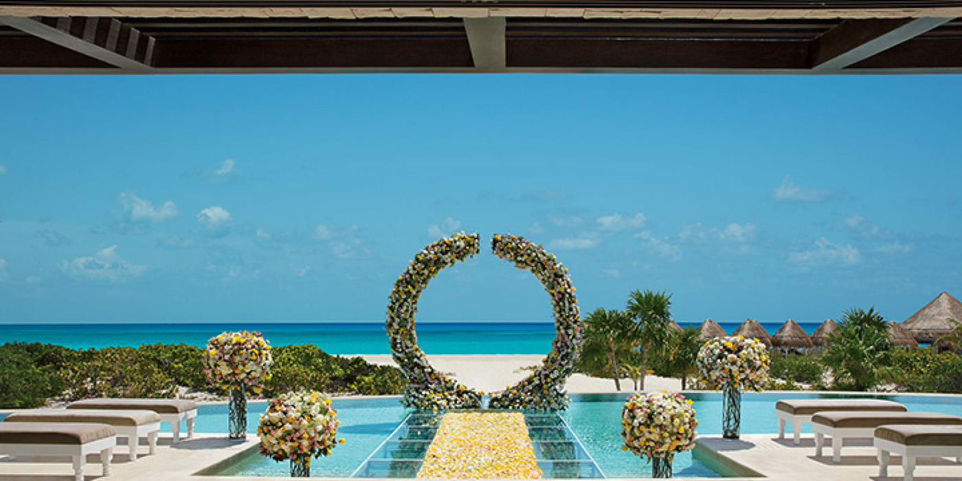Presidential Suite wedding venue in Dreams Playa Mujeres Mexico