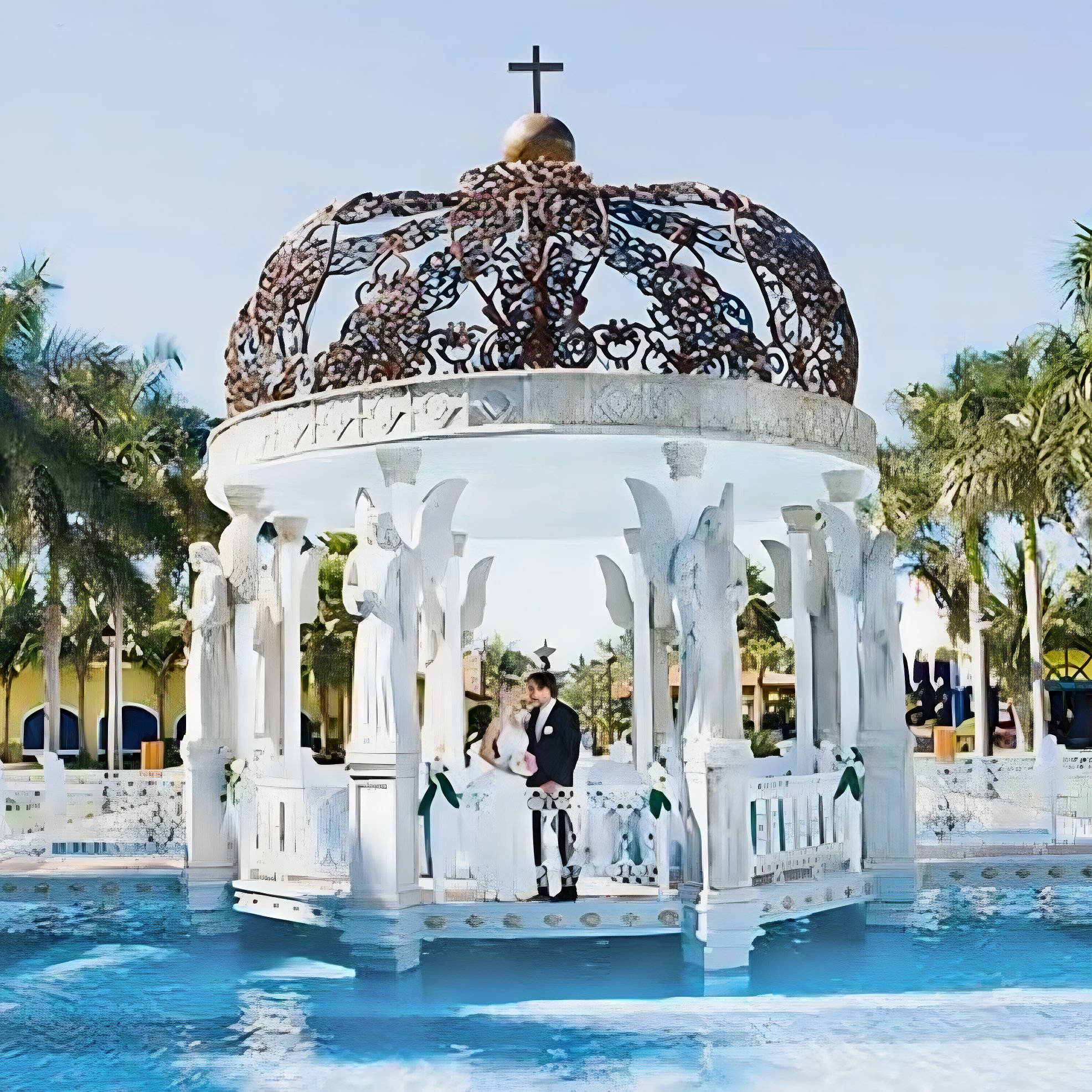 Beach wedding venue in Hotel Riu Jalisco Mexico